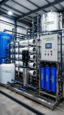 Eurosoft branded industrial RO water treatment system